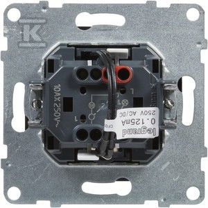 Łacznik jednobiegunowy podświetlany - 10 AX - 250 V~ -