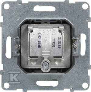 Gniazdo TV-R-SAT zakończeniowe 10 dB, ALUMINIUM SUNO