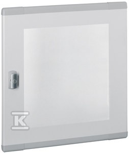 Drzwi płaskie transparentne, do XL3 160 3x24, wysokość 600mm o