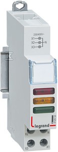 Lampka potrójna LED 3 kolorowa, 230V, sygnalizacyjna