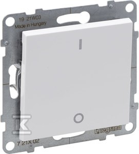 Łącznik dwubiegunowy - 10 AX - 250 V~ - zaciski