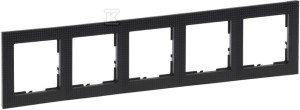 Ramka - 5x, CZERŃ WZORZYSTA SUNO    721575