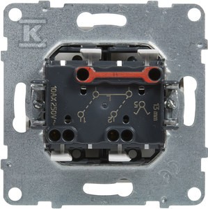 Łącznik świecznikowy - 10 AX - 250 V~ - zaciski