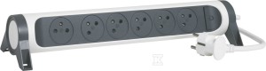 Przedłużacz PREMIUM, obrotowy, 6x2P+Z, z przewodem 45778 metra 3x1.0 mm2
