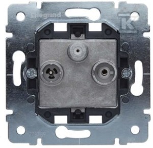 Gniazdo TV-RD-SAT gwiazda mechanizm Sistena Life    775789