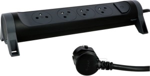 Przedłużacz PREMIUM, obrotowy, 4x2P+Z, z przewodem 45778 metra 3x1.0 mm2