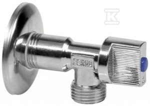 Zawór kulowy kątowy 1/2x3/4",rozeta Onnline    HAN510 w