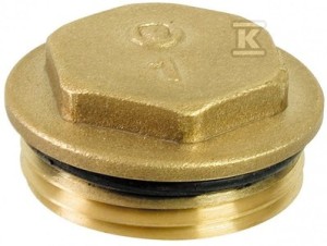 Korek kolektora G1" mosiężny G 1"    6096100