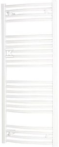Grzejnik łazienkowy ONNLINE PBT 120X060 595W łukowy, podłącz.dolne, rozstaw= 550mm,