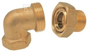 Śrubunek mosiężny 5/4" kątowy z oringiem    SGU10
