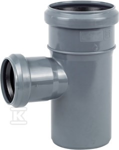 Trójnik PP do kanalizacji wewnętrznej 75x50/90 popiel sanitarny Onnline o