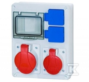 Rozdzielnica R-240 4M 16/5, 32/5, 2x230V ONNLINE POWER