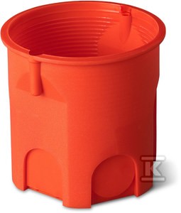 Puszka podtynkowa ONNLINE PK-60F LUX pogłębiana, czerwona, IP 20 o