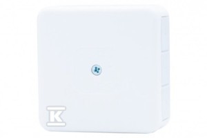 Puszka hermetyczna H55-S 85x85x37 IP55 12-wylotowa biała