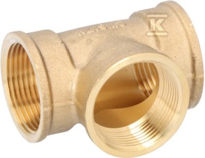Trójnik mosiężny 5/4" żółty    T05Z