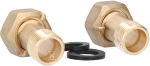 Śrubunki wodomierzowe 1/2" DN15 komplet Onnline    RAC15