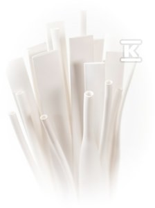Rurka termokurczliwa RTS 3,2/1,6 - biała    RTS-3,2/1,6BI