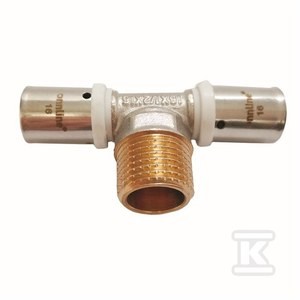 TRÓJNIK ZAPRASOWYWANY GZ 20MM X 1/2" profil U