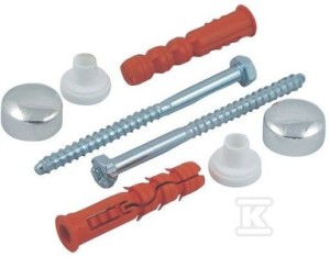 Śruby mocujące do muszli chrom Onnline    B-690890
