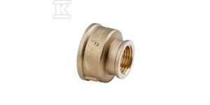 Mufa redukcyjna mosiężna 6/4"x5/4" żółta    M14Z w