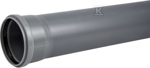 Rura kanalizacji wewnętrznej PP 110x2.7x250 popiel sanitarna Onnline