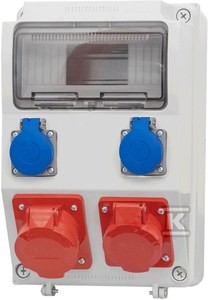 Rozdzielnica CAJA /9M/ 16/5, 32/5, 2x230V ONNLINE POWER