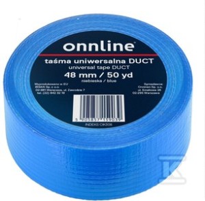 Taśma ONNLINE do otulin DUCT 48MM/50YD niebieska