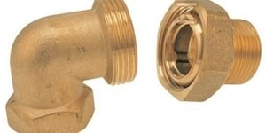 Śrubunek mosiężny 3/4" kątowy z oringiem    SGU6