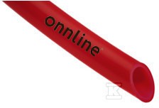 Rura PERT-EVOH-PERT 16X2.0 czerwona ONNLINE dł.600m    RA16-OXY-PERT-ON