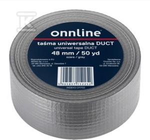 Taśma ONNLINE do otulin DUCT 48mm/50YD szara