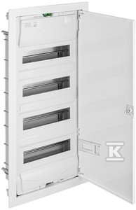 Rozdzielnica podtynkowa MT ONNLINE 4x12 modułowa IP30 (N+PE) drzwi metalowe