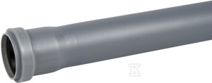 Rura kanalizacji wewnętrznej PP 50x1.8x2000 popiel sanitarna Onnline