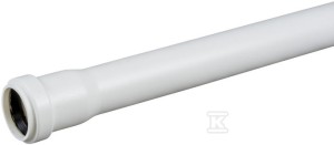 Rura kanalizacji wewnętrznej PP 32x1.8x1000 biała sanitarna Onnline