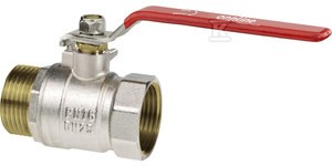 Zawór kulowy niklowany standard z dławikiem, PN16, 3/4" PN16 z