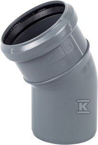 Kolano PP do kanalizacji wewnętrznej 75/30 popiel sanitarne Onnline o