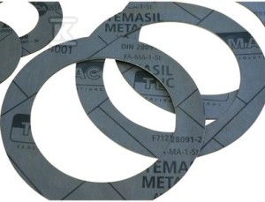 Uszczelka DN125PN16 do stalowego kołnierza zbrojona para Onnline