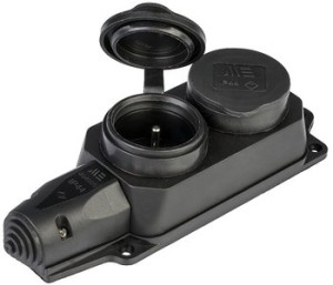 Listwa gumowa 2x230V IP44 ONNLINE    F6.0371 w