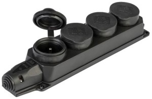 Listwa gumowa 4x230V IP44 ONNLINE    F6.0373 w