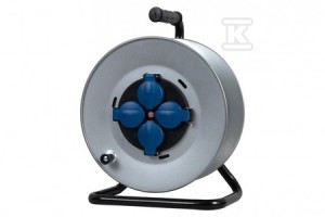 Rozgałęźnik na bębnie metalowym MIDI - 290 4x230V IP44 +