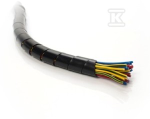Wąż spiralny GST-20B (średnica wewnętrzna 20mm) czarny, opakowanie 10 metrów