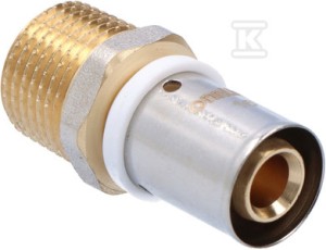 ZŁĄCZKA ZAPRASOWYWANA GZ 16MM X 1/2" profil U