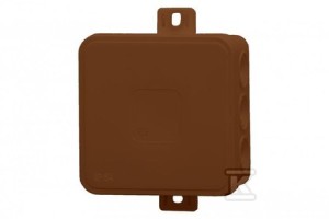 Puszka hermetyczna V7 termoutwardzalna IP54 brąz-klik 100x100x41 ONNLINE