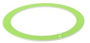 Uszczelka do dwuzłączek żeliwnych EKO (śrubunka) 2 1/2" 2 sztuki