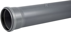 Rura kanalizacji wewnętrznej PP 110x2.7x500 popiel sanitarna Onnline