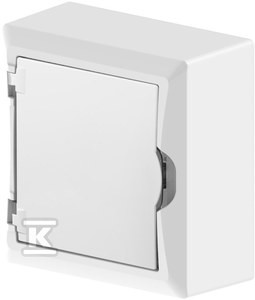 Rozdzielnica natynkowa 1x6 modułowa biała IP40 ONNLINE