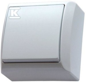 Łącznik jednobiegunowy, N/T IP20, biały BIS    ŁN-1B/00