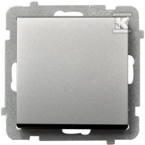 Łącznik schodowy, srebro mat SONATA    ŁP-3R/M/38 w