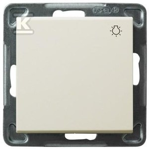 Łącznik zwierny światło, ecru SONATA    ŁP-5R/M/27 w