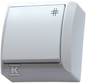 Łącznik krzyżowy, N/T IP20, biały BIS    ŁN-4B/00