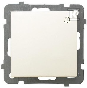 Łącznik zwierny dzwonek, ecru, AS    ŁP-6G/M/27 w
